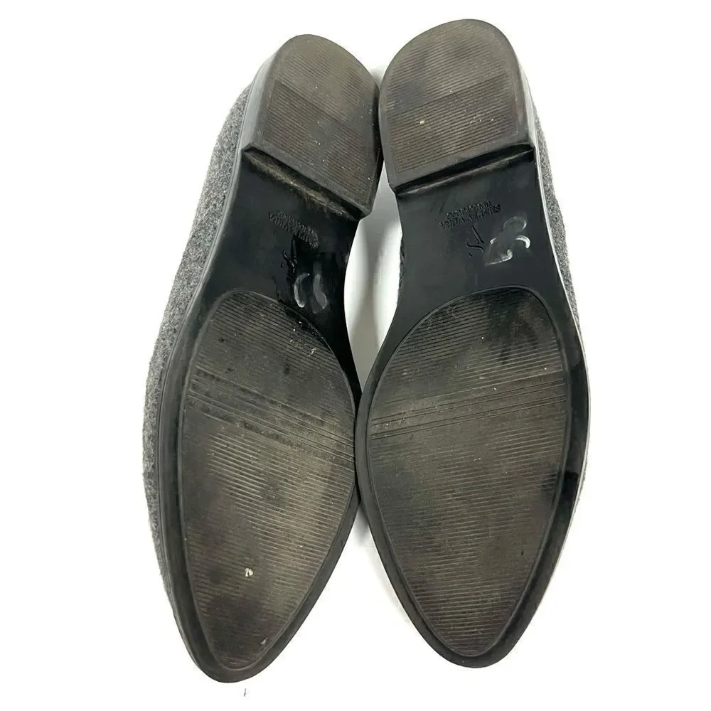 Simply Vera Wang embellished slip on wool loafers  7